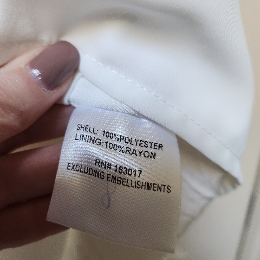 Princess Polly Arialena Mini Dress, White Size 4 - Picture 9 of 10